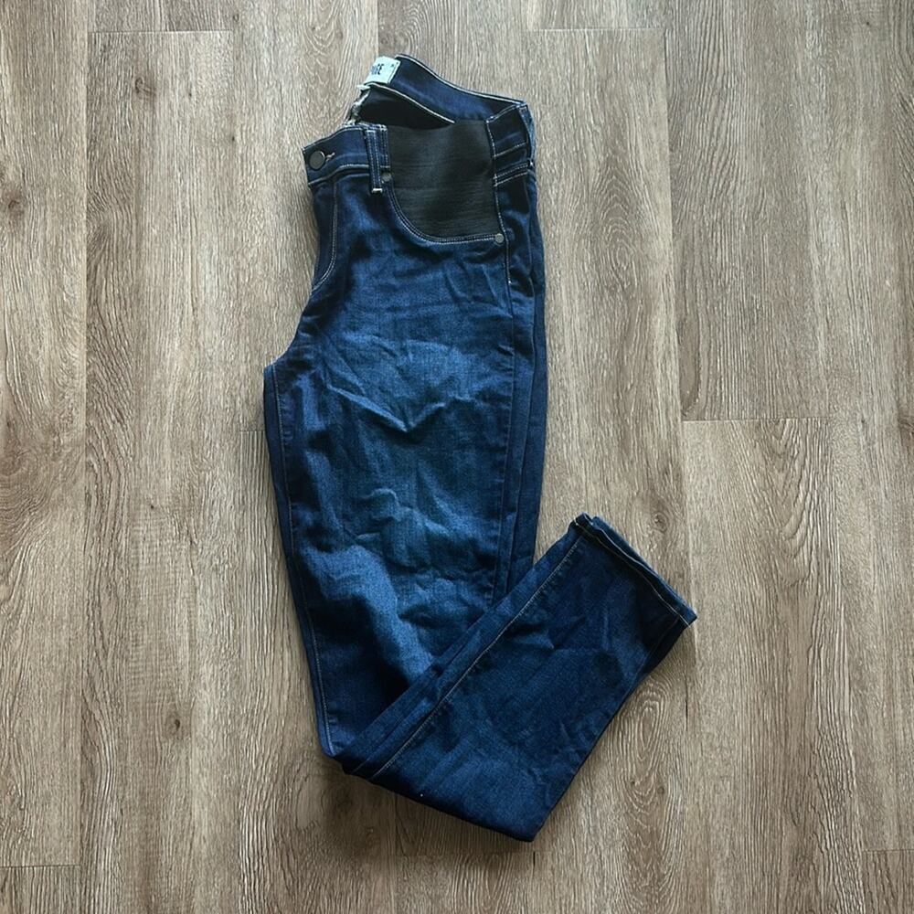 PAIGE Verdugo Ultra Skinny Maternity Jeans Dark Wash Size 30